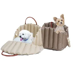 Carrier Portable Pet Dog Car Seat Nonslip Carriers Safe Car Box Booster Kennel Bag for Small Dog Cat Travel Siege De Voiture Pour Chien