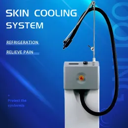 Uso ausiliario Cryo Air Cold Skin Cooling Refrigerazione per il trattamento laser Dolore Rimuovere l'attrezzatura per il raffreddamento della pelle multieffetto a basso rumore