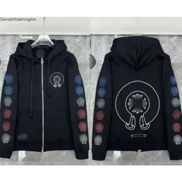 Дизайнерские мужские толстовки Дизайнерские зимние кофты Chromees Heart Hoodie Ch Куртка с длинным рукавом Свободное пальто Толстовка с капюшоном Женская хип-хоп Chromees Hearts Multi Color 24