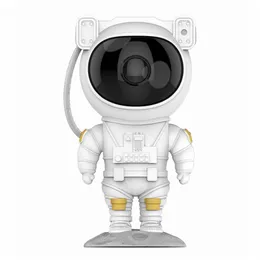 Sky Projection Lamp Night Lights Astronaut Starry Galaxy Star Laser Projector USB Laddning Atmosphere Lamp Kids Bedroom Decor Boy 278o