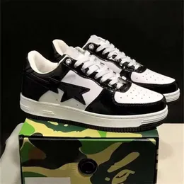 With Box Sta Casual Shoes Sk8 Low Men Women Black White Pastel Green Blue Suede Womens Trainers Outdoor Sports Sneakers Walking Jogging Shoe