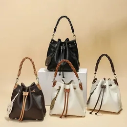 X Fashion Marmont Ophidia Muria Bucket Bag Alfabetmönster Satchel axelväska kedja handväskor Crossbody Purse Lady Leather Class249y