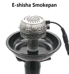 Large Size Multifunctional Metal EShisha Smokepan Electronic Tobacco Bowl Ceramic Charcoal For Hookah Sheesha Chicha Narguile ac3343898