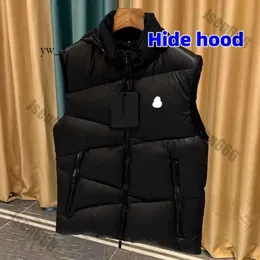 Monclair Mens Yeni Puffer Yelek Klasik Erkekler Moda Tasarımcı Markası Down Ceket Parkas Man Epaulettes Trendi Kış Sıcak Pamuk Katlar Lüks Traend Monclair Ceket 6107