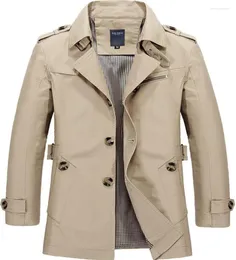 Men039S Trench Coats Men Jackets 2022 Fashion Coat Designer Discual Silm Fit Overcoat Jacket Male Obintage Windproof Quilt4346533