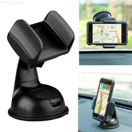 Car Holder 360 Degrees Rotation Car Universal Phone Holder Dashboard Suction Mount Windscreen Stand Mobile Phone Bracket CarL2402