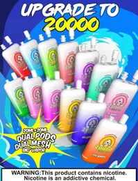 Mr. Goodie 20000 Puff Einweg-Vape wiederaufladbare E-Zigaretten 20K Puff Mesh Coil 12 Farben 20 ml*2 E-Liquid Puff 20K VAPER 2%5%