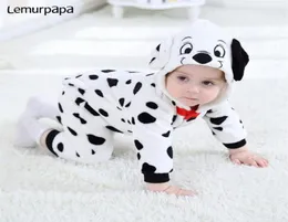 Baby Kleidung Strampler Dalmatiner Cartoon Kigurumis Onesie Kinder Junge Mädchen Overall Tier Hund Kostüm Kleinkind Warm Neugeborenen Playsuit 2011684631
