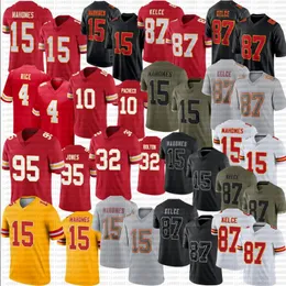 Patrick Mahomes Rashee Rice Travis Kelce Isiah Pacheco Football Jersey Nick Bolton Kadarius Toney Chris Jones