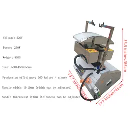 New Condition Hot Popular sliced noodles machine knife-cutting noodle making machine