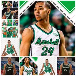 Marshall Jersey Custom Stitched Russ Lee John Taft Hal Greer Hassan Hassan Whastide Stevie Browning Ryan Taylor Marshall Thundering Herd Basketball Jerseys