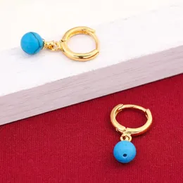 Stud Earrings Ethiopian For Women Gold Color Girls Wholesale Jewelry Fashion African