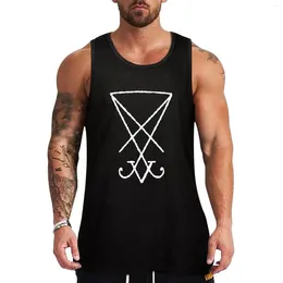 Herrtankstoppar sigil från Lucifer Top Summer Clothes Mens Designer