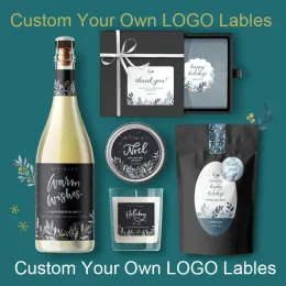 Crea 50 etichette personalizzate per personalizzare adesivi Adesivi in vinile personalizzati fustellati decorativi impermeabili per logo bottiglia per bambini