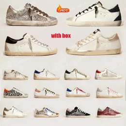 Goldenss Goosess 2023 Casual Dirty Shoe Schuhe Designer Sneakers Goldenity Super Gooseity Star Classic Do-old Snake Skin Heel Wildleder CITP Größe 35-