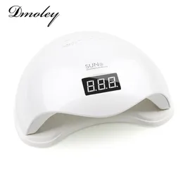 Whole Dmoley 48W UV LED Lamp Nail Dryer SUN5 Nail Lamp With LCD Display Auto Sensor Manicure Machine for Curing UV Gel Polish3891642