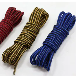 5 Paar Schuhteil-Zubehör, zweifarbig, runde Polyester-Schnürsenkel, Laufsport-Schnürsenkel, 18 Farben auf Lager