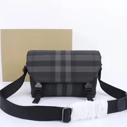 B7181 Leather fashion bag Designer Messenger Bag zipper shoulder bag Sewing thread and shape reflect special texture and black