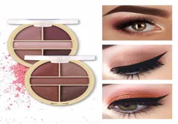 Miss Rose 5 Color Glitter Matte Eye Shadow Palette Makeup Glitter Pigment Eyeshadow Palette8887556