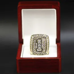 Дизайнерское памятное кольцо Sy3h Кольца Ncaa 2010 Au Auburn Tigers Championship Ring Ls9n