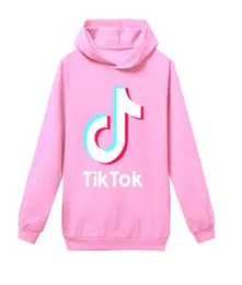 Kids Hoodies Hip Hop Purple Pink Black Tiktok Long Sleeve Hooded Hoody Teen Girls Boys tik tok Hoodies Sweatshirts 3T-14Y105f8756462