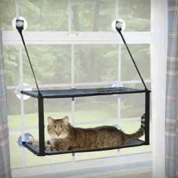 Mats DoubleLayers Cat Hammock Cat House Suction Cup Type Hanging Type Cat Hanging Basket Hanging Nest Cat Bed Window Balcony Pet Cat