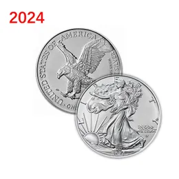 United Statue of Liberty Commemorative Coin Silver Liberty Coin New Year Prezenty świąteczne