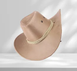 Western Cowboy Hat Men Riding Cap Fashion Accessory Wide Brimmed Crushable Crimping Gift FI19ING Outdoor Hats9948743