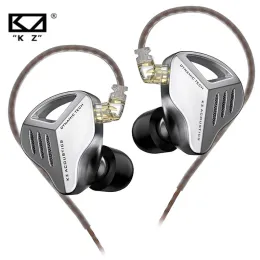 Earphones KZ Earphones ZVX Dynamic HIFI Bass Earbuds Wired Earphones Single Dynamic In Ear Metal Headphones ZSNPROX EDX PRO VXS ZSX