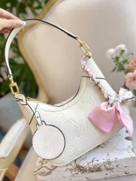 2024 NEUE Hochwertige Designer-Taschen BAGATELLE Umhängetaschen Handtaschen Unterarm Streu Hobo Bag Geprägte Umhängetasche Frauen Dame Geldbörsen M46112 #124