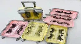False Eyelashes in Innovate Packaging Box ggage Lash Suitcase Mink Lashes Packing Fffy and Curly Case9057111
