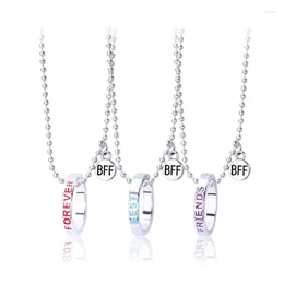 Pendant Necklaces Ring Necklace Children Sister Clavicle Chain Friendship Jewelry Gift