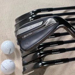 メンズゴルフアイアンブラックP790GOLFクラブP790IRONSセット鍛造ゴルフクラブ456789Pレギュラー/硬いスチール/グラファイトシャフトヘッドカバー