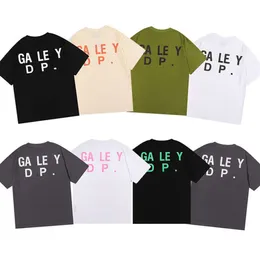 Mens Tshirts Designer Tshirt Galleries Tee Dept Summer Round Neck t Shirt Letter Luxury Men Shirts Cottons Casual Fashion Me novelty shirt 66ess