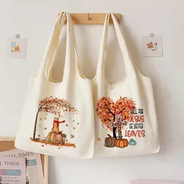 Einkaufstaschen Fall For Jesus He Never Leaves Bedruckte Schultertasche Thanksgiving Ästhetik Canvas Harajuku Tote Urlaubsgeschenk Sie