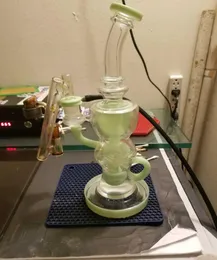 Bongo de vidro colorido FTK Fab eggTorus klein reciclador plataforma de petróleo dab rig bola rig bong semente da vida cópia perc exoshpere hitman zob smoking5383333