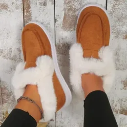 Buty 2024 Kobiety Zimowe zagęszczanie pluszowe ciepłe bawełniane buty do botin w dużych rozmiarach Botas Mujer