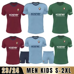 2023 2024 Osasuna Soccer Jersey David Garcia Chimy Avila Camiseta Equilecion 성인 Torres Moncayola Manu Sanchez 23 24 Home Away 3rd Fooball Shir 남자 아이들