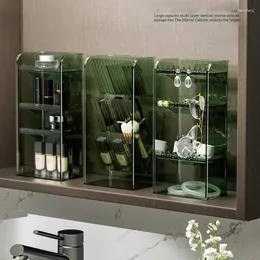 Caixas de armazenamento organizador mesa batom caixa cosmética maquiagem compartimento rack armário do banheiro