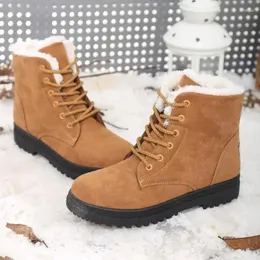 Boots Fashion Snow Waterproof Plush Warm Non-slip For Woman Shoes Ankle Boot Casual Women Winter