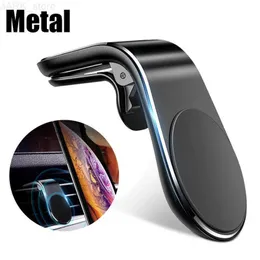 Car Holder Magnetic L-Type Universal Phone Holder in Car Phone Stand Clip for Mount Car Magnetic Phone Holder Suit to All Model CellphoneL2402