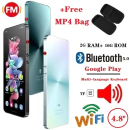 Lettori Lettore Mp3 Android multilingue Google Play Wifi MP3 Touch screen da 16 GB Video Lettore musicale Bluetooth Altoparlante della scheda TF Radio