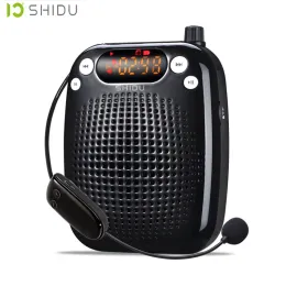 Speakers SHIDU S611 Wireless Bluetooth Small Bee Speaker Lecturer, Tour Guide Special HighPower Microphone Can Plug TF Card Speaker