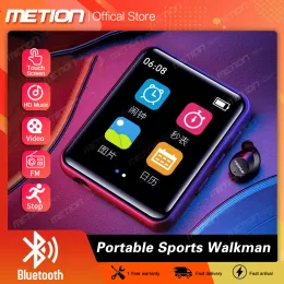 Spelare 1.8 "Full pekskärm MP3/MP4 -spelare Bluetooth HiFi Lossless Music Video Player Portable Sports With Speaker FM/Pedometer/Clock
