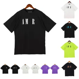 Amirs moda mens camisetas verão mulheres designers camisetas soltas marcas tops camisa casual roupas shorts manga roupas camisetas gráficas