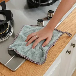 Towel Multifunctional Wool Thickened Loss Coral Without Tool Absorbent Cleaning Kitchen Ring Hanging Hair