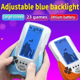 Jogadores CZT 4.1inch ajustável Bluray Largescreen Brick Game Console 23 Jogo Portátil Recarregável Headset Clássico Reteo Snake Game