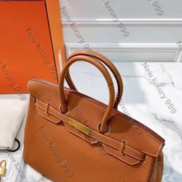 10a Luxury Tote Bag Designer Handväska 35 cm stor kapacitet Elegant och ädla med högkvalitativt TOGO-läder och 18K raffinerad elektropläterad hårdvarupendpås