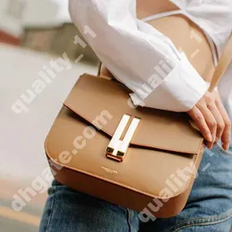 이브닝 가방 어깨 가방 화장품 가방 케이스 Demellier 영국 소수 두부 가방 여성 2022 New Fashion Leather One Shoulder Cross Body Small Square Bag