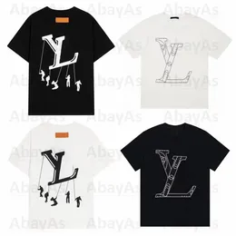 2024 Tasarımcı Lüks Erkek Kadın T-Shirt Yaz Louisely T Shirt Yüksek Kaliteli Tees Üstleri Erkek Kadınlar İçin 3d Harfler Monogramlı T-Shirts Gömlekler Sviutonly Vittonly